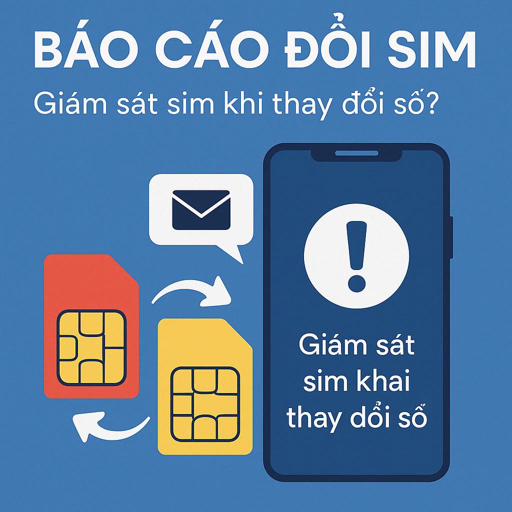 BÁO CÁO ĐỔI SIM MỚI &#8211; GIÁM SÁT 24/24 HIỆU QUẢ!