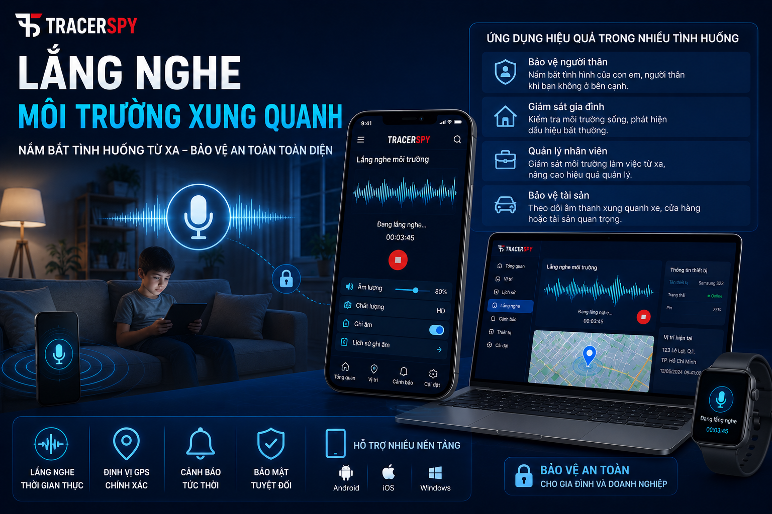 Lắng Nghe Môi Trường Xung Quanh 24/7