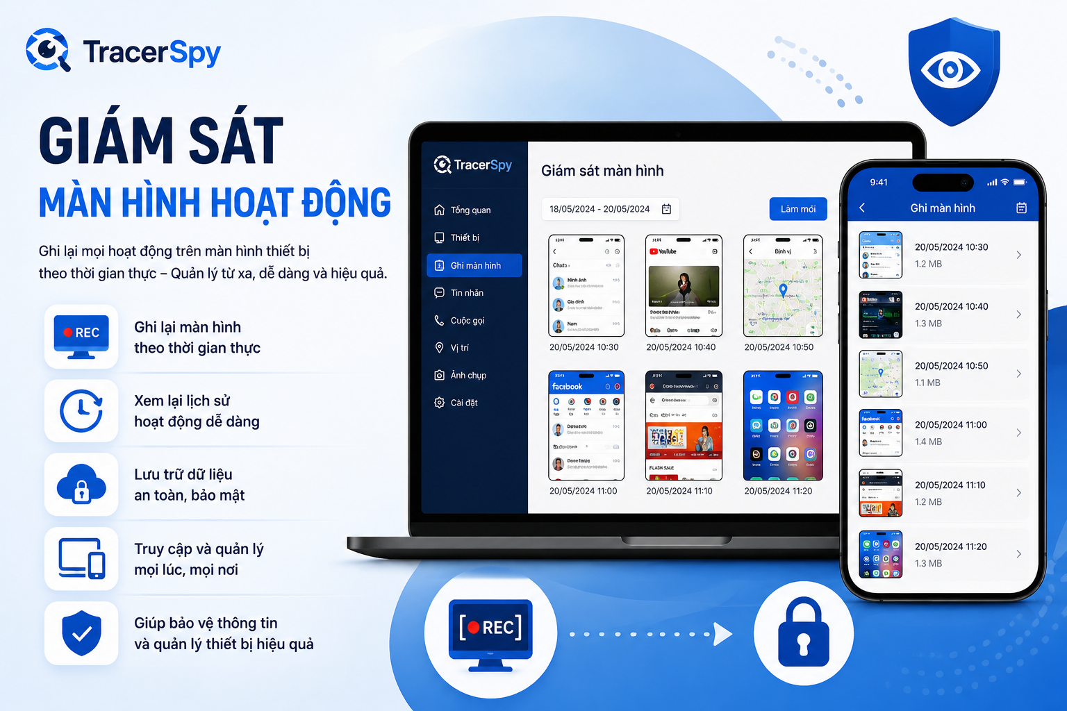 Giám Sát Màn Hình Hoạt Động 24/24