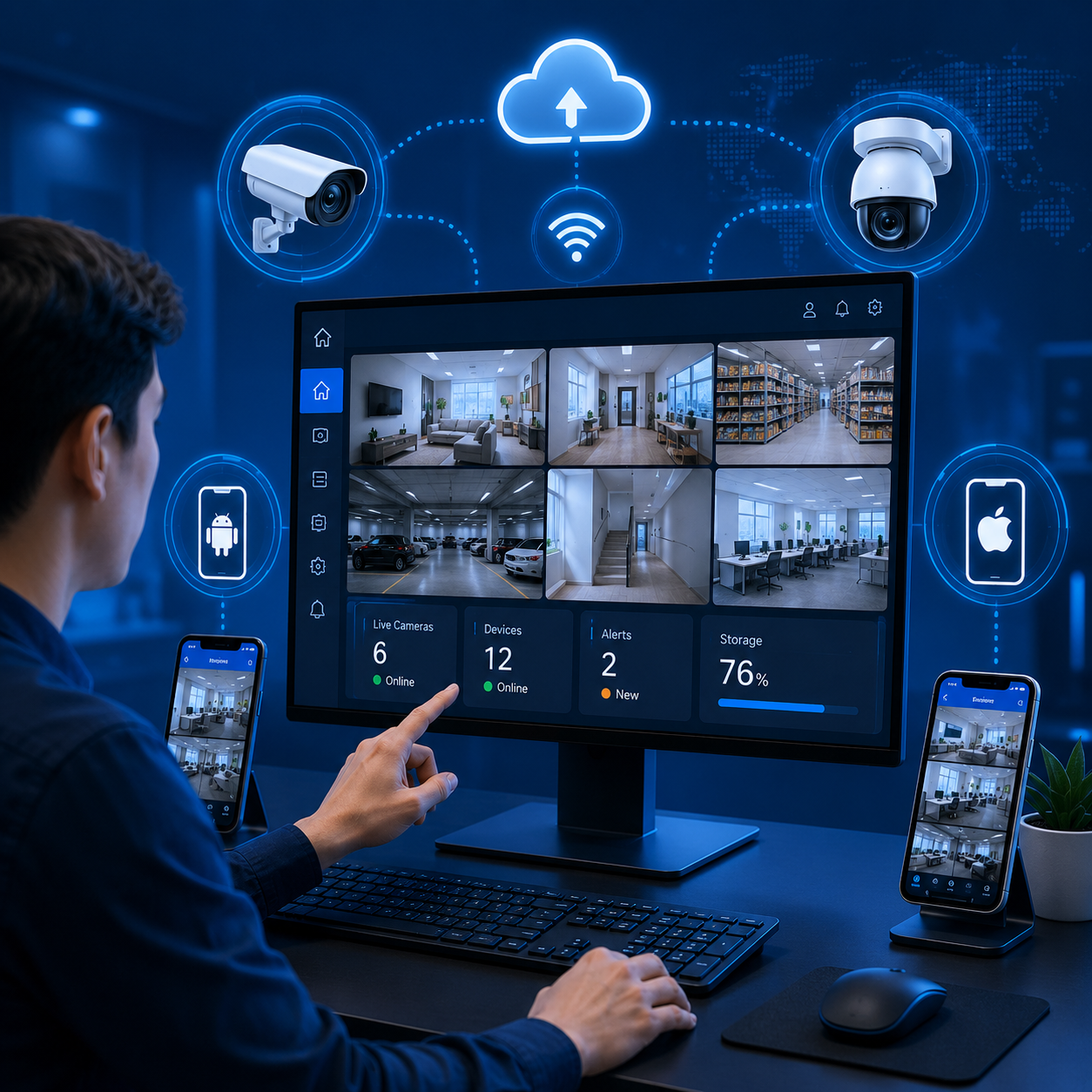 7 Ứng Dụng Theo Dõi Camera Từ Xa Trong Quản Lý Thiết Bị Hiện Đại