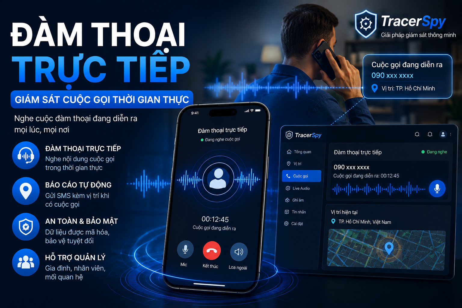 7 Ứng Dụng Của Đàm Thoại Trực Tiếp Với TracerSpy