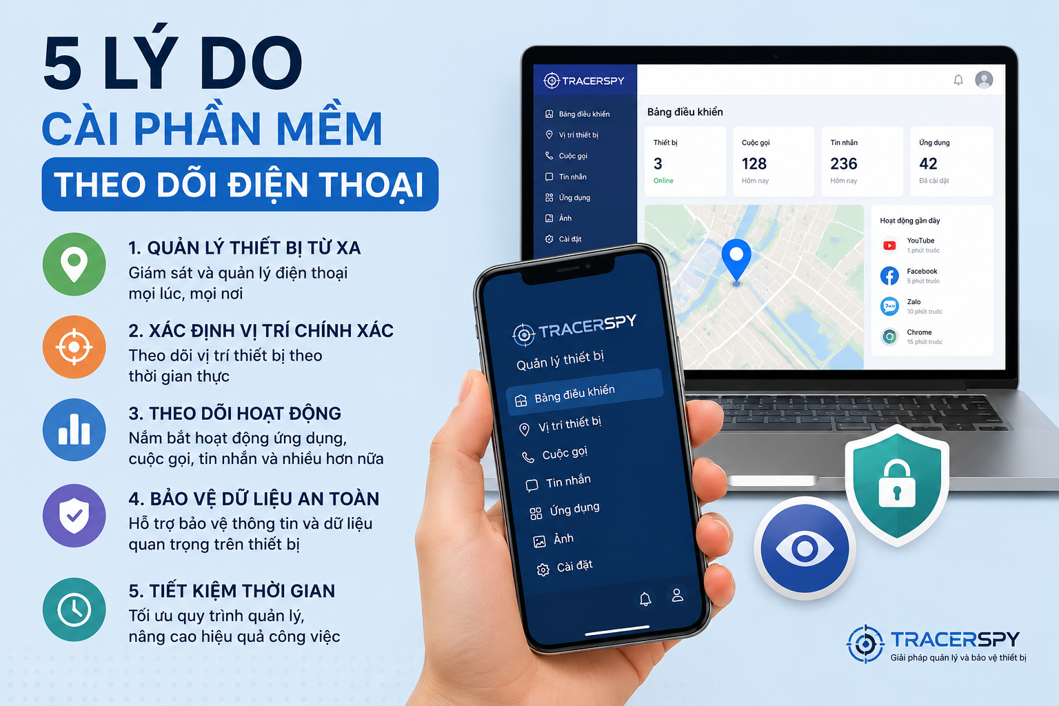 5 Lý Do Cài Phần Mềm Theo Dõi Điện Thoại