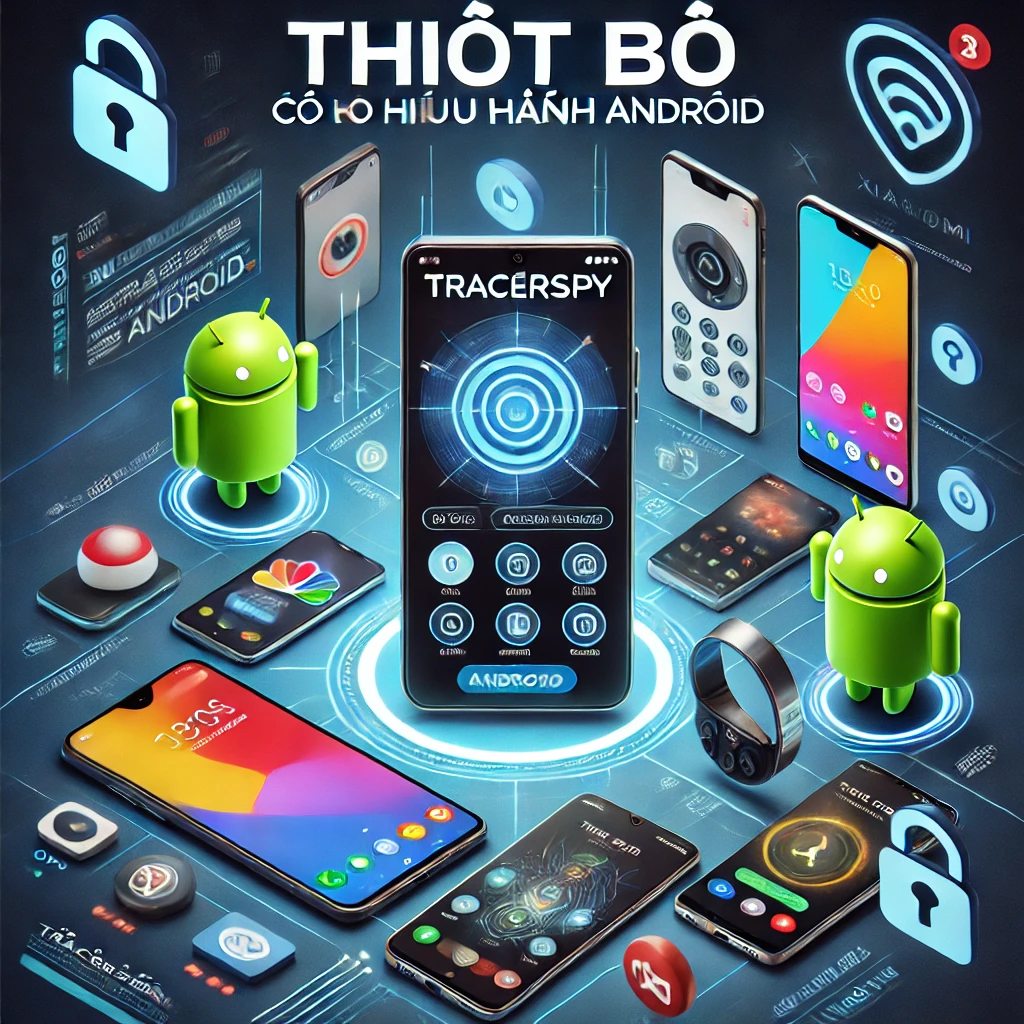 Thiết bị có hệ điều hành Android tương thích với phần mềm Tracerspy