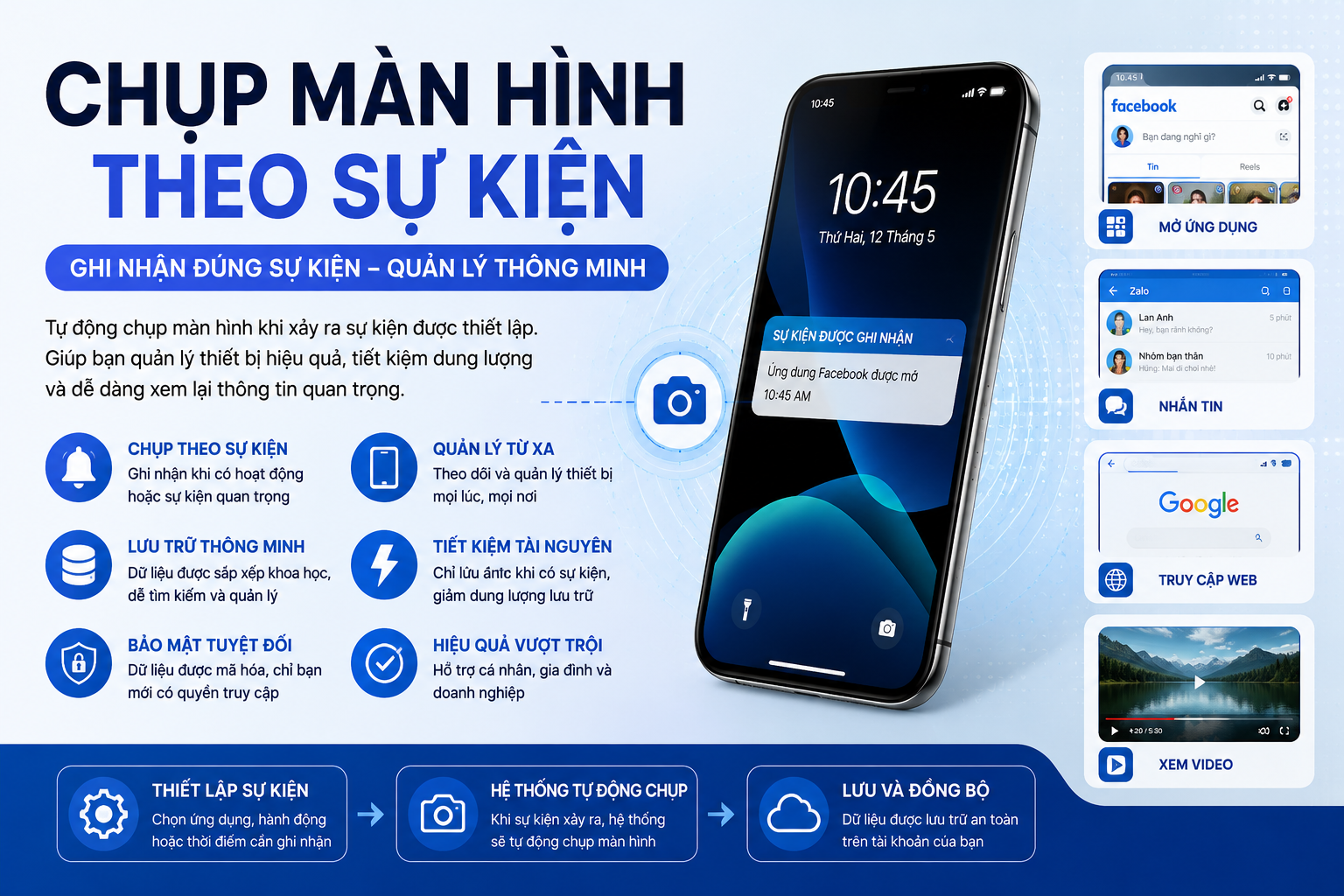 Chụp Màn Hình Từ Xa & Giám Sát Thời Gian Thực số 1