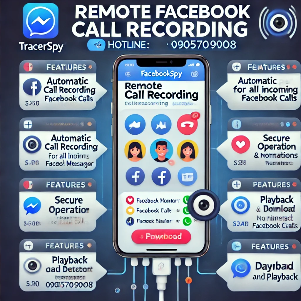 📌 "Tracerspy - Giải pháp ghi âm cuộc gọi Facebook Messenger từ xa. Tự động ghi âm, lưu trữ danh sách cuộc gọi với tên tài khoản, thời lượng và ngày giờ, đảm bảo bảo mật và quản lý hiệu quả."