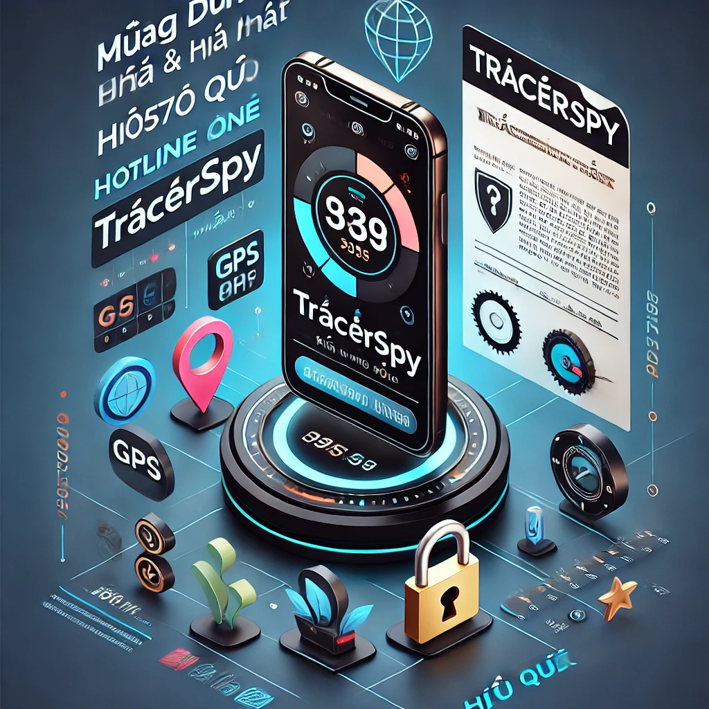 Mua và gia hạn phần mềm Tracerspy, giám sát thiết bị an toàn, hợp pháp, với dashboard, GPS, bảo mật và hotline 0905709008.