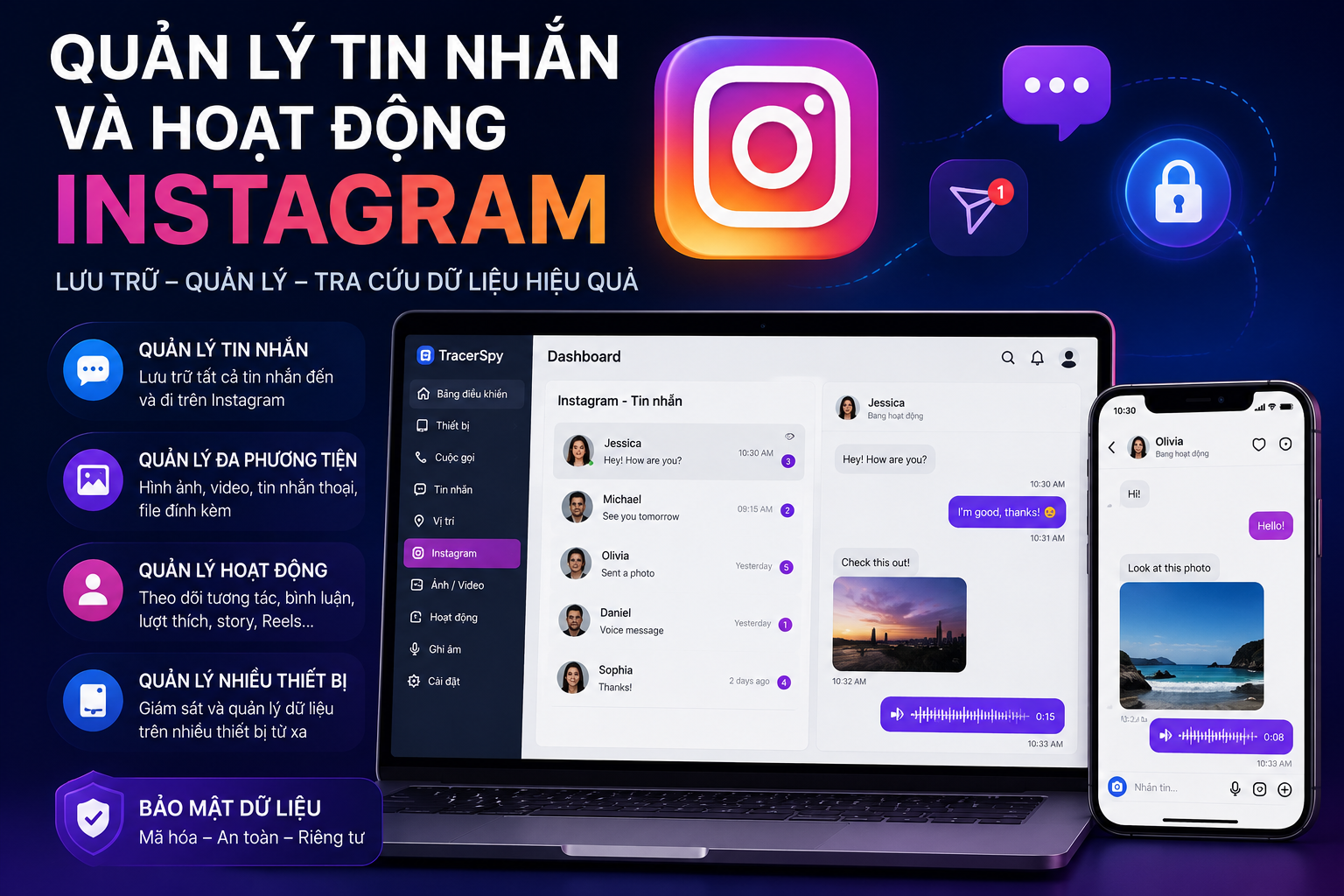 GHI LẠI TIN NHẮN INSTAGRAM – QUẢN LÝ 24/24 HIỆU QUẢ!