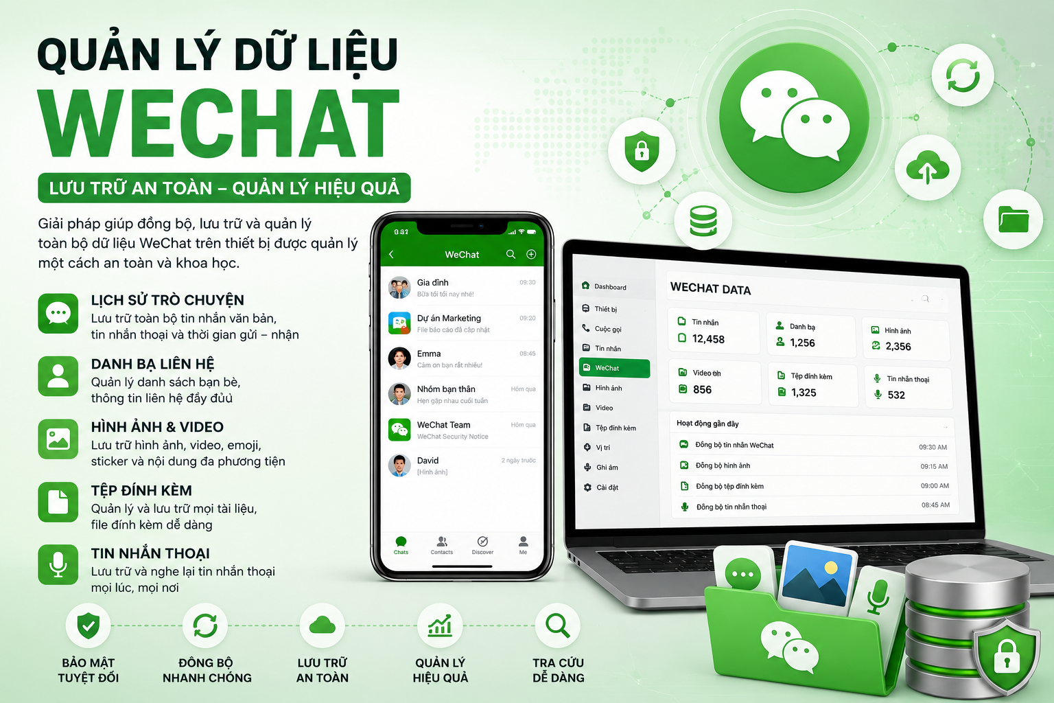 GHI LẠI TIN NHẮN WECHAT – GIÁM SÁT 24/7 HIỆU QUẢ!