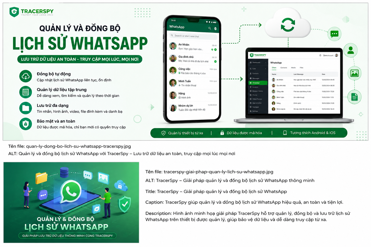 5 Cách Quản Lý Lịch Sử WhatsApp Hiệu Quả Với TracerSpy