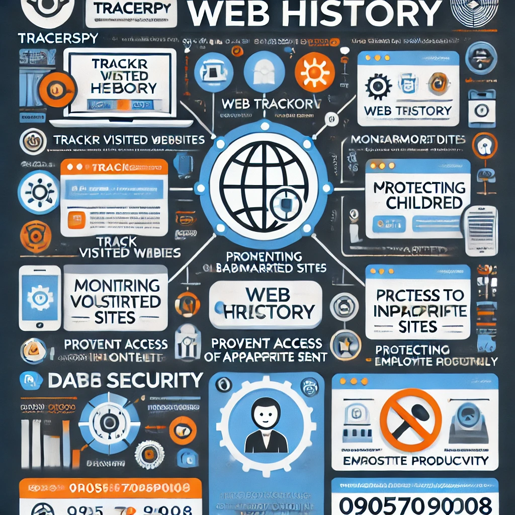 Giám sát lịch sử web với Tracerspy - Kiểm soát truy cập internet, bảo vệ thông tin cá nhân và quản lý hoạt động trực tuyến hiệu quả.