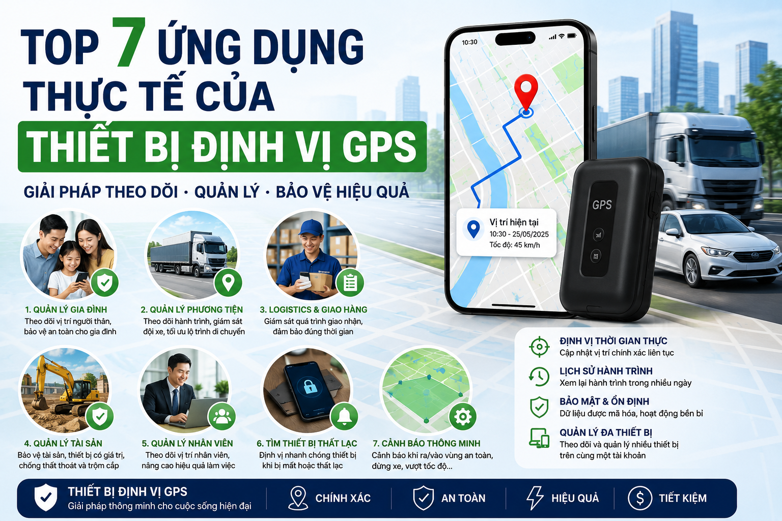 Top 7 Ứng Dụng Thực Tế Của Thiết Bị Định Vị GPS Trong Cuộc Sống Hiện Đại
