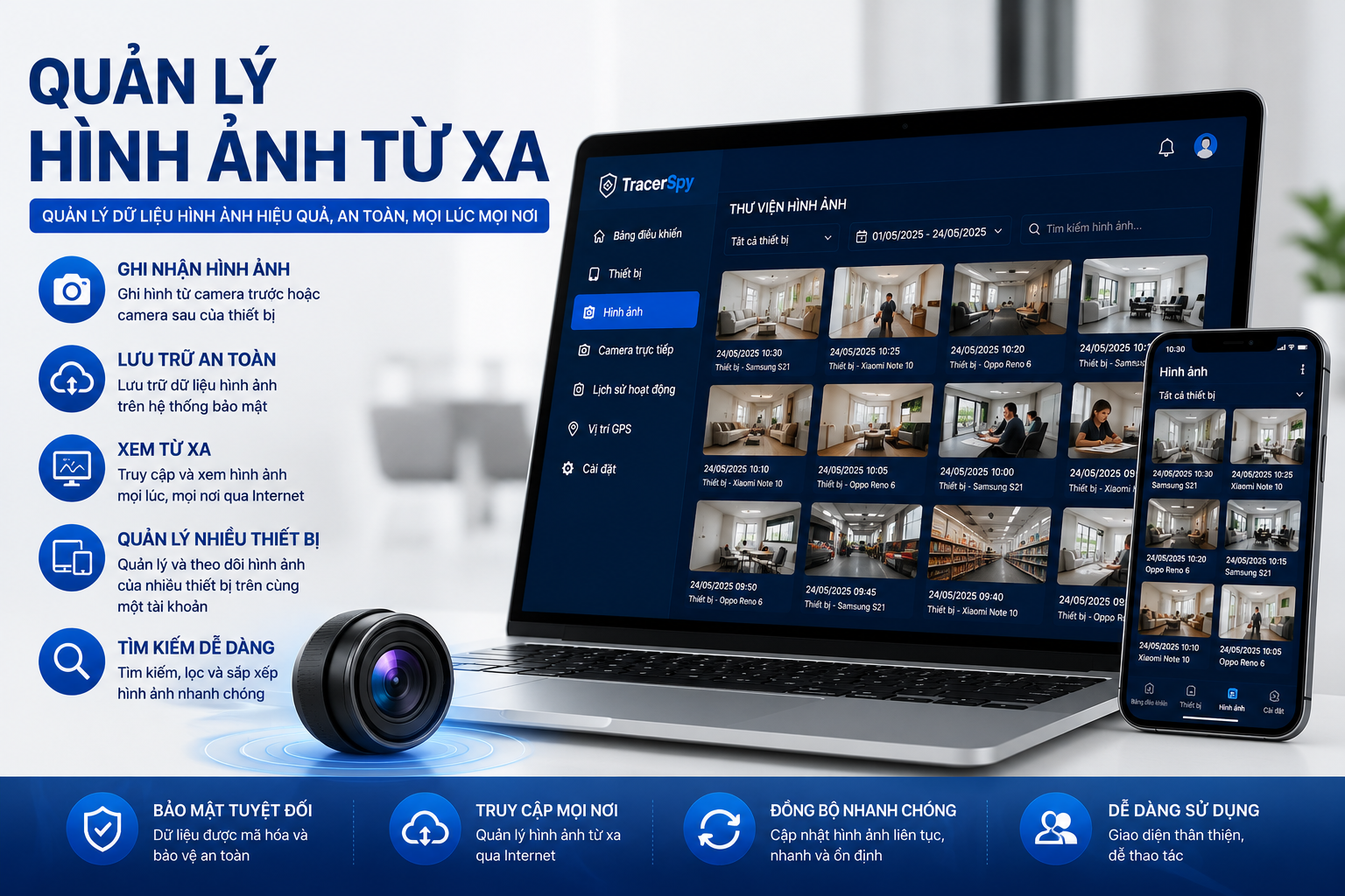 Quản Lý Hình Ảnh Từ Xa số 1 Với TracerSpy