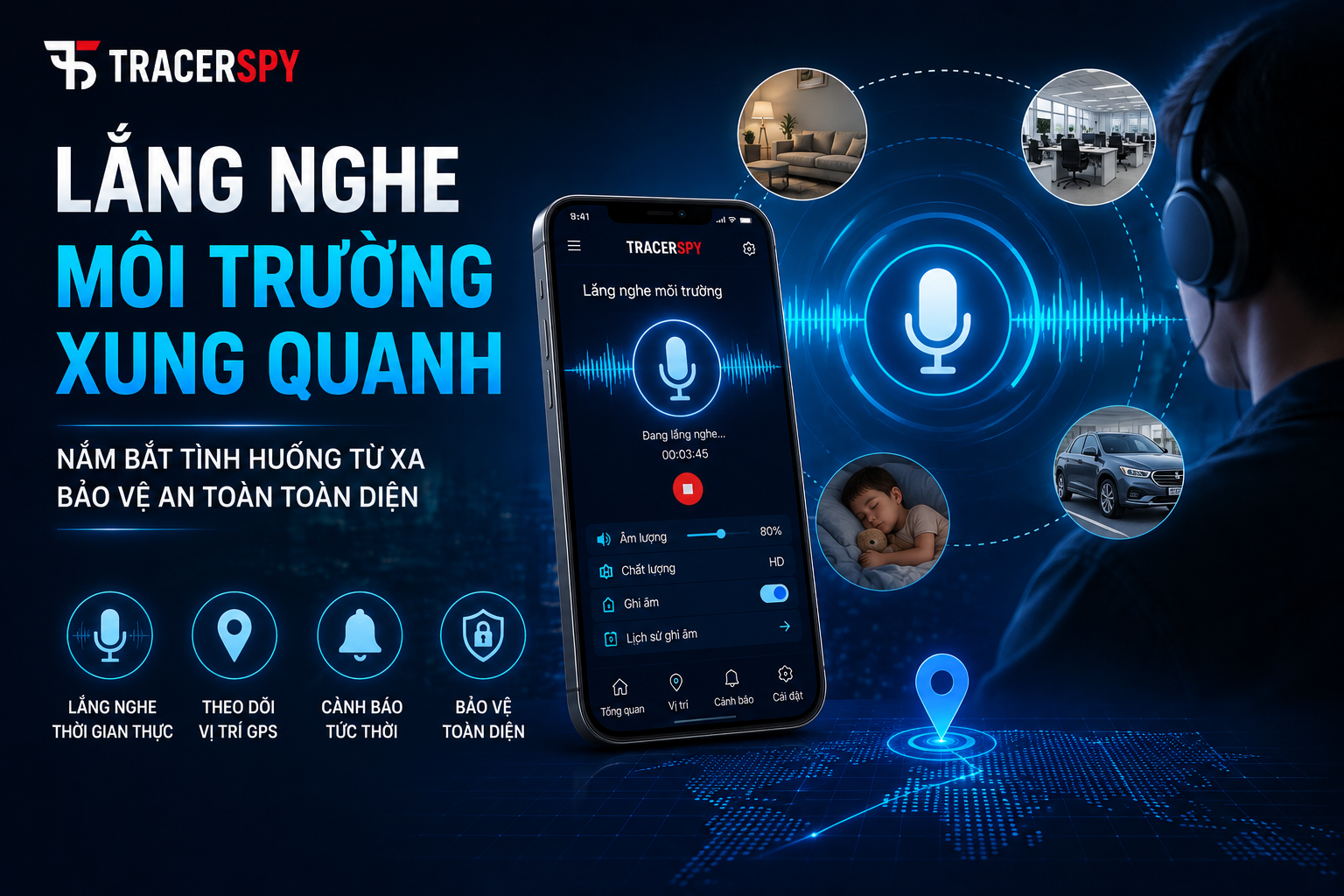 Tìm hiểu tính năng lắng nghe môi trường xung quanh giúp hỗ trợ quản lý từ xa, nâng cao an toàn, bảo vệ người thân