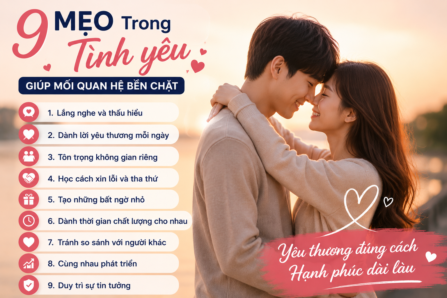 9 Mẹo Trong Tình Yêu