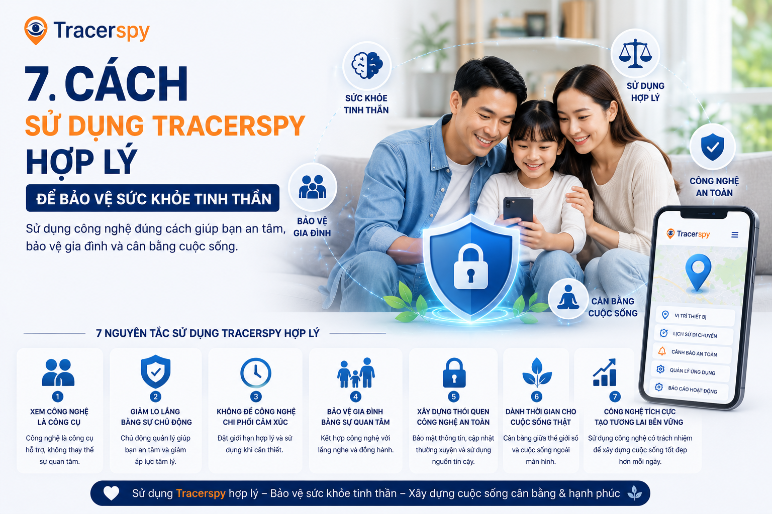 7 Cách Sử Dụng Tracerspy Hợp Lý Để Bảo Vệ Sức Khỏe Tinh Thần