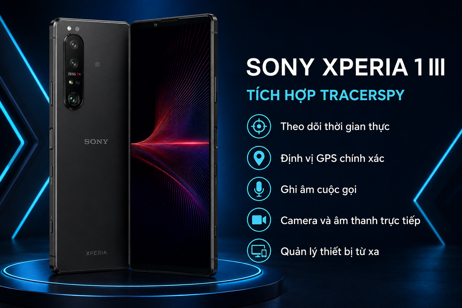 Sony Xperia 1 III tích hợp TracerSpy hỗ trợ quản lý thiết bị từ xa