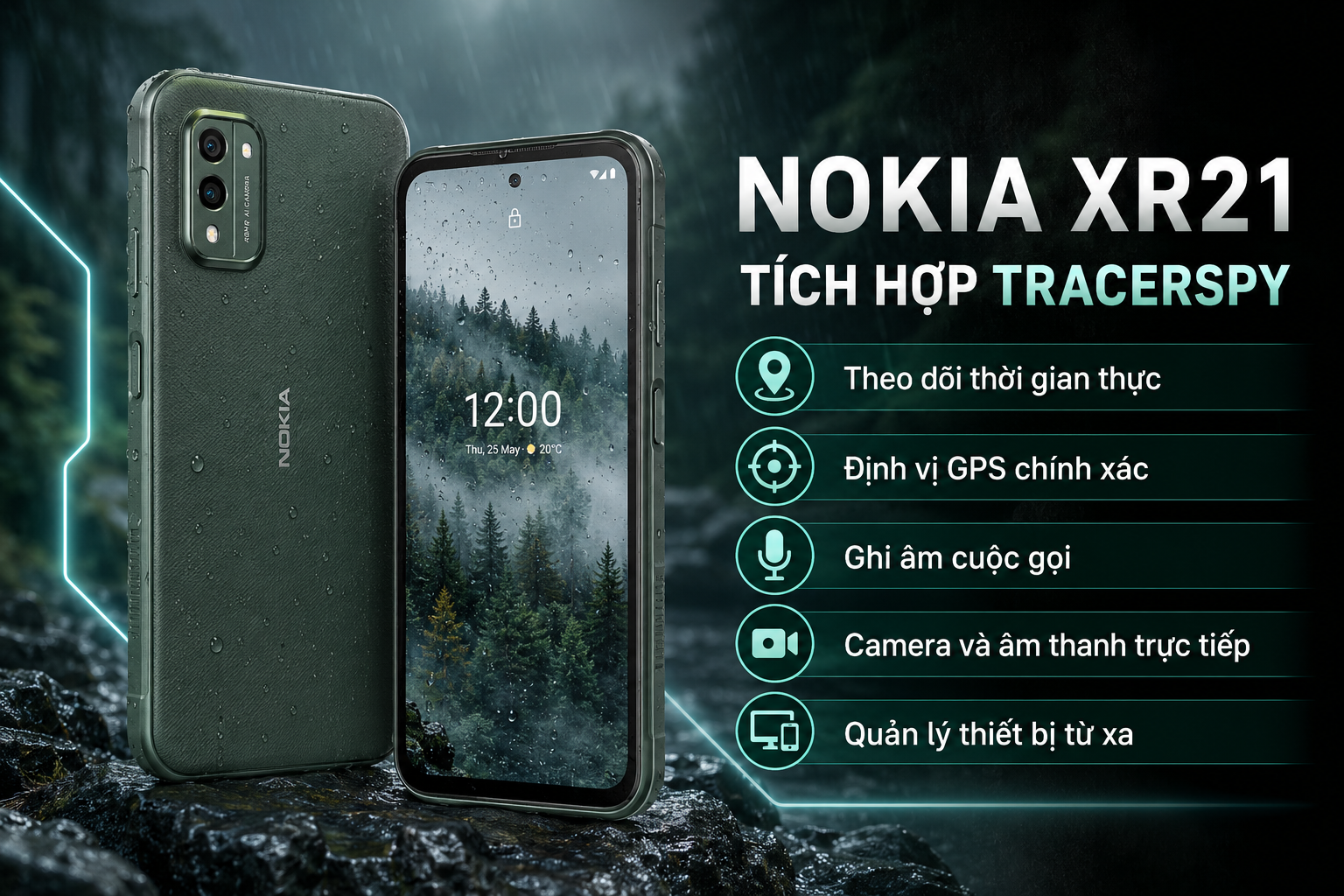 Nokia XR21 tích hợp TracerSpy hỗ trợ theo dõi và quản lý thiết bị từ xa