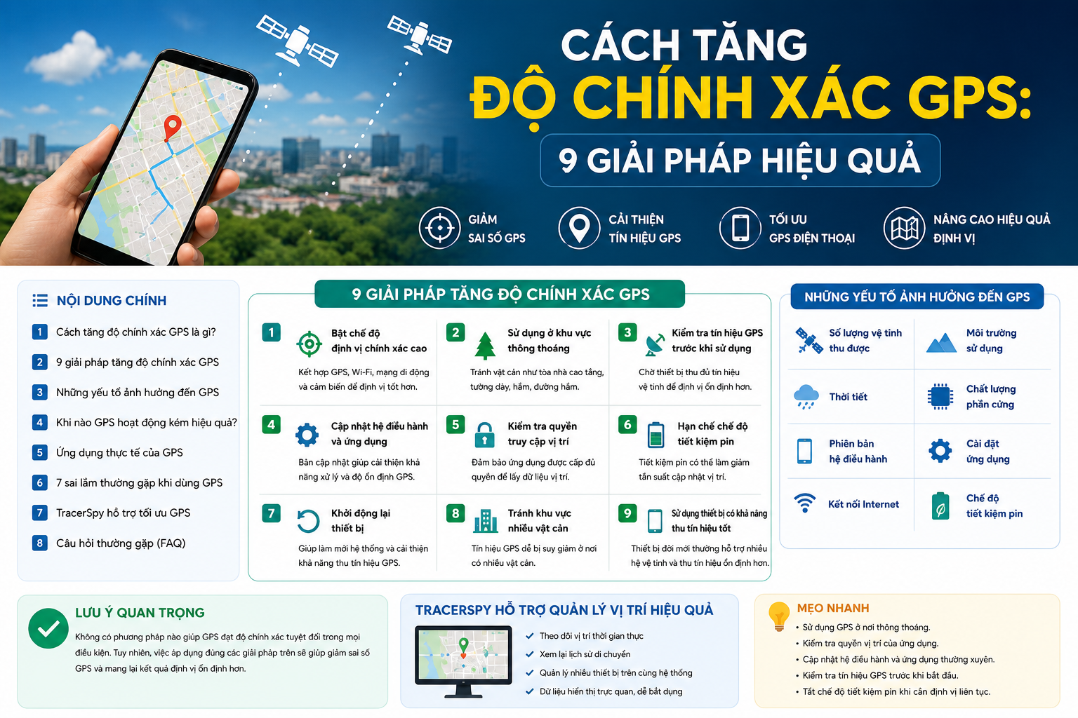 Cách Tăng Độ Chính Xác GPS: 9 Giải Pháp Hiệu Quả