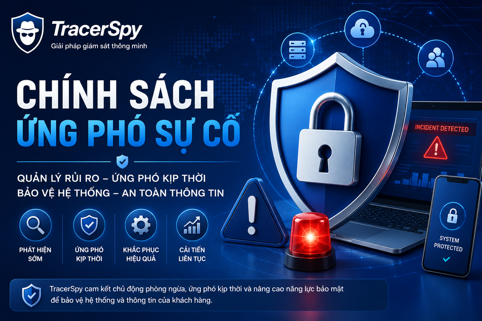 Chính sách ứng phó sự cố TracerSpy theo quy định pháp luật Việt Nam