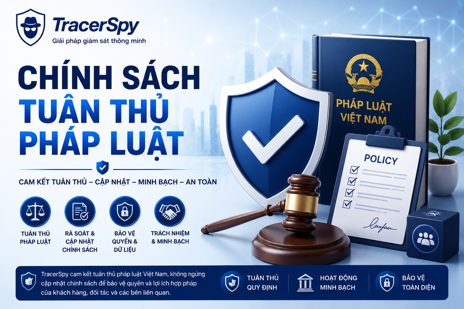 Chính sách tuân thủ pháp luật TracerSpy theo quy định pháp luật Việt Nam
