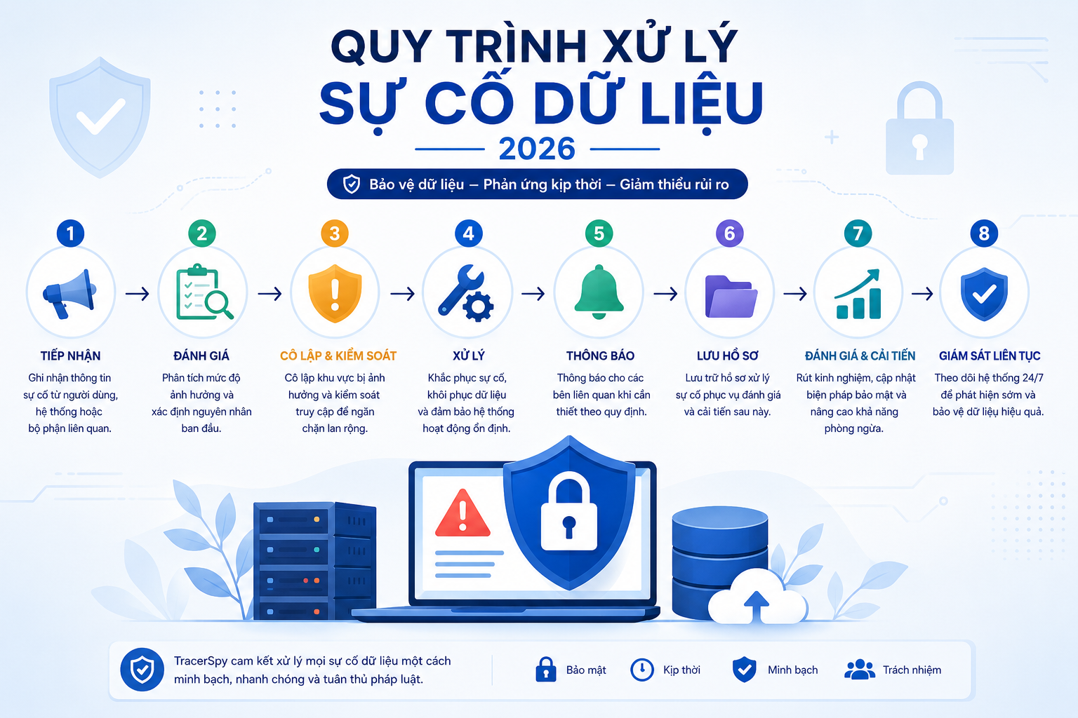 Quy Trình Xử Lý Sự Cố Dữ Liệu 2026