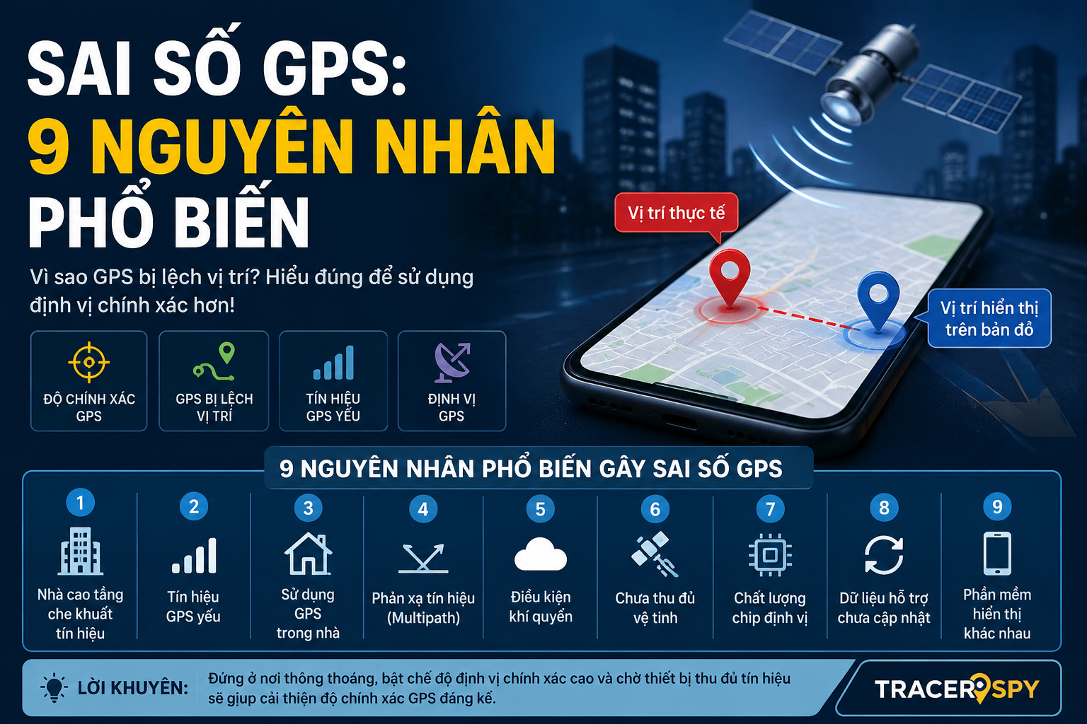 Sai Số GPS: 9 Nguyên Nhân Phổ Biến