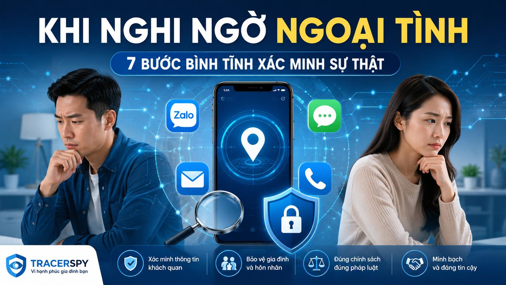 Khi Nghi Ngờ Ngoại Tình Nên Làm Gì? 7 Bước Bình Tĩnh Xác Minh Sự Thật