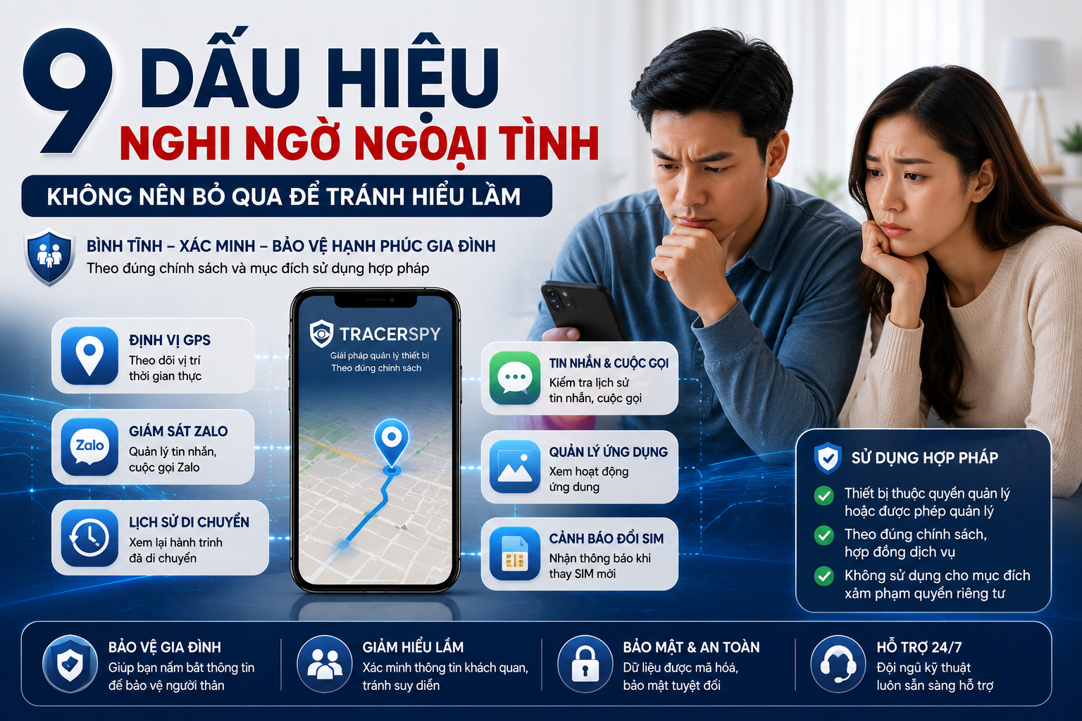 9 Dấu Hiệu Nghi Ngờ Ngoại Tình Không Nên Bỏ Qua
