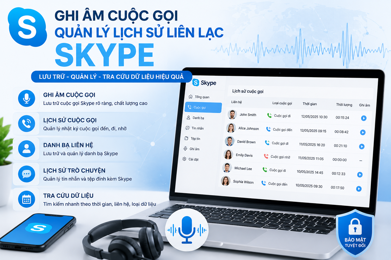 7 Cách Ghi Âm Cuộc Gọi Và Quản Lý Lịch Sử Liên Lạc Skype