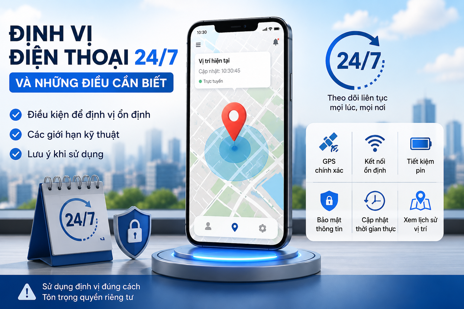 Định Vị Điện Thoại 24/7 Và Những Điều Cần Biết