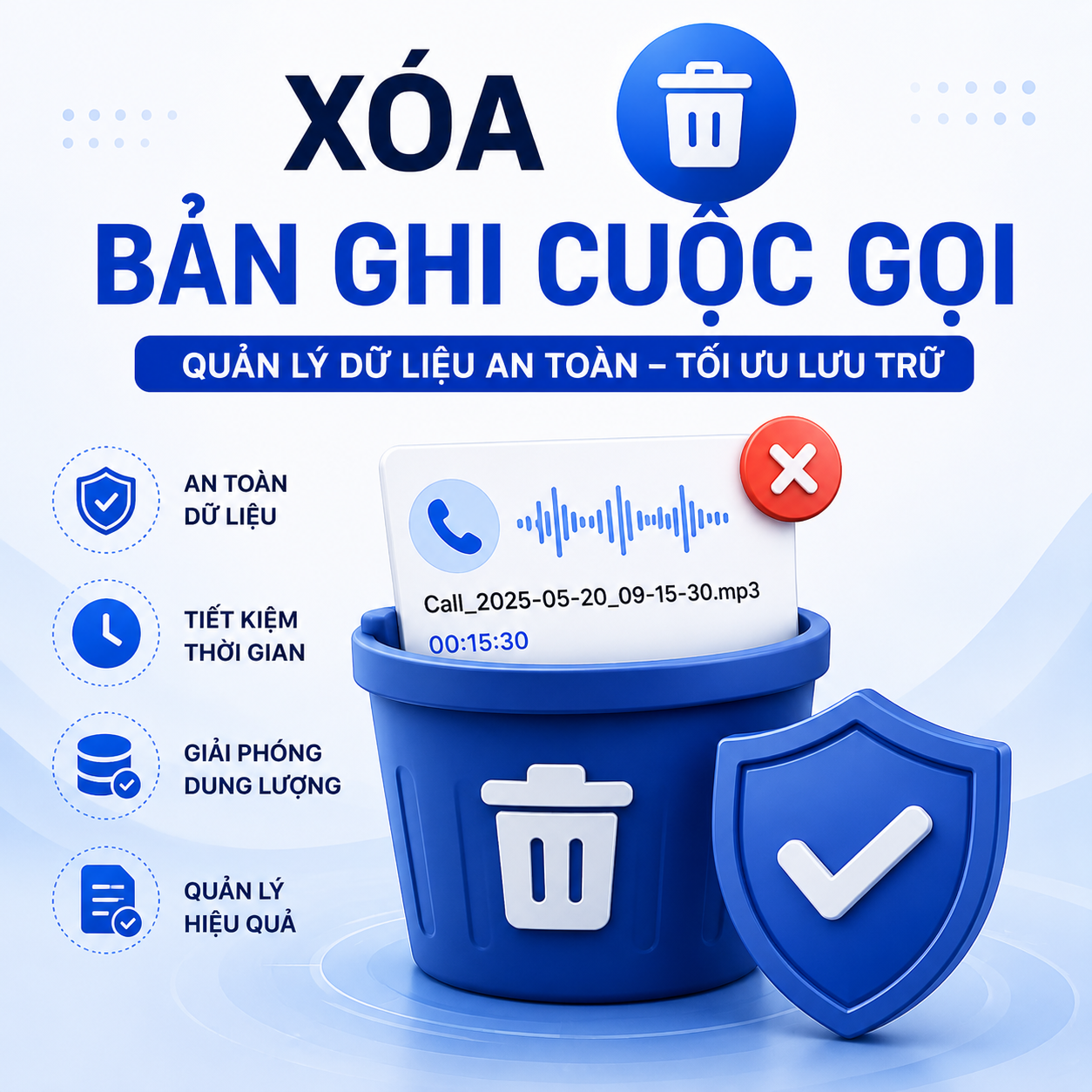 Xóa bản ghi cuộc gọi TracerSpy