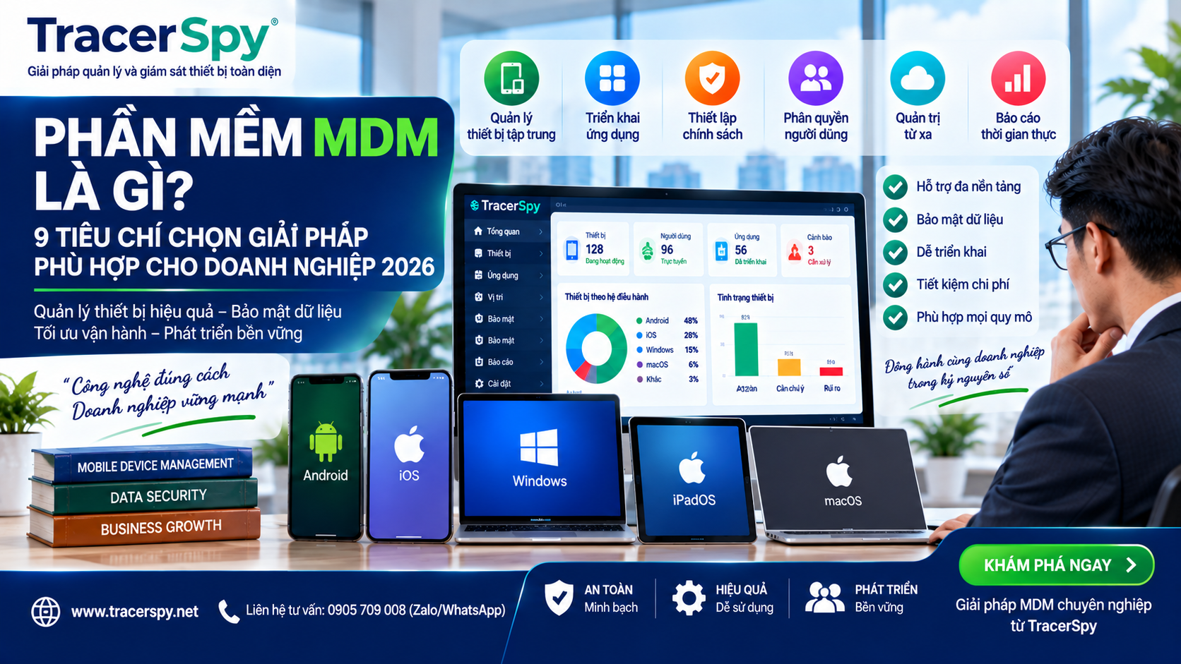 Phần Mềm MDM Là Gì? 9 Tiêu Chí Chọn Giải Pháp Phù Hợp Cho Doanh Nghiệp 2026