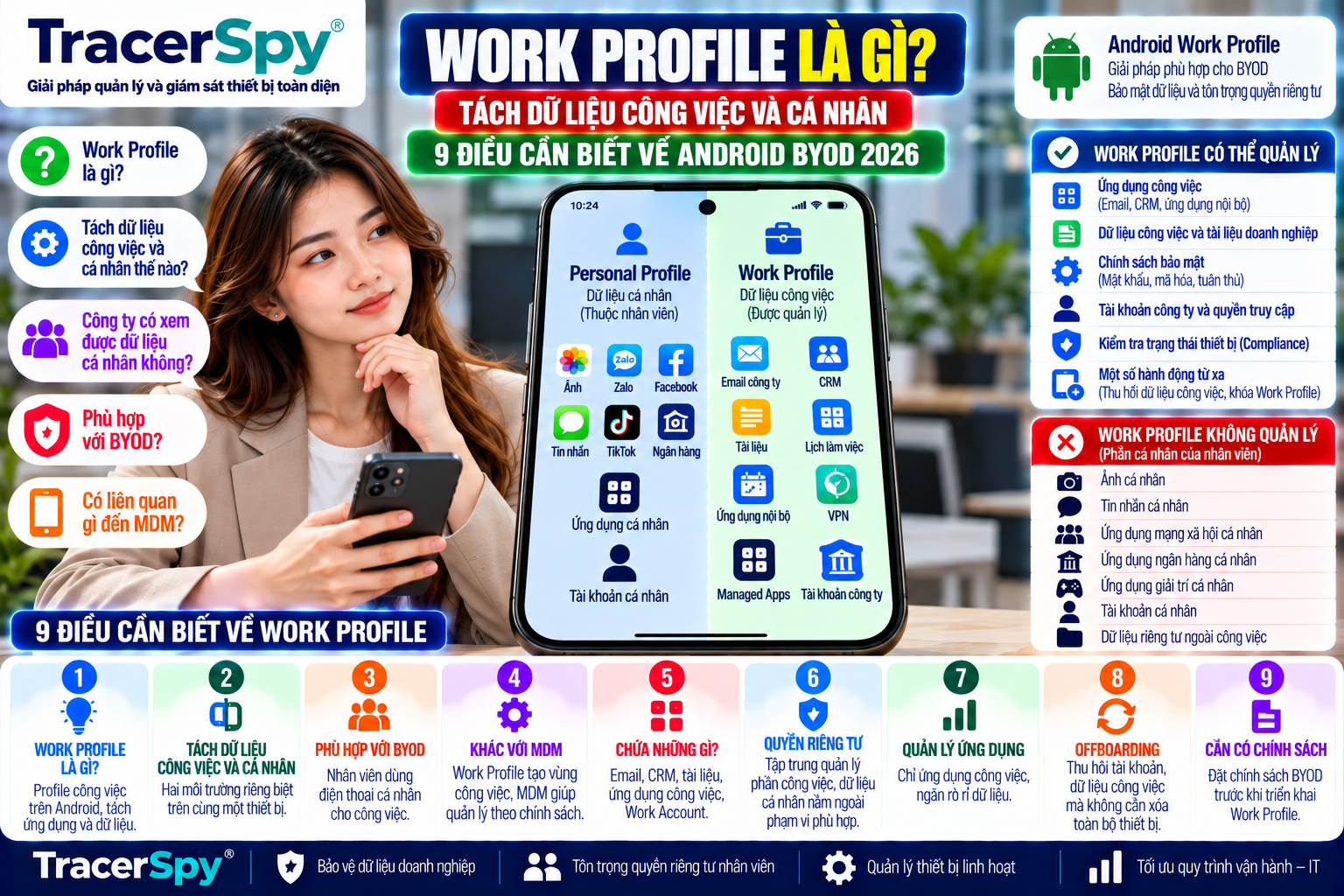Work Profile Là Gì? 9 Điều Cần Biết Khi Quản Lý Android BYOD 2026