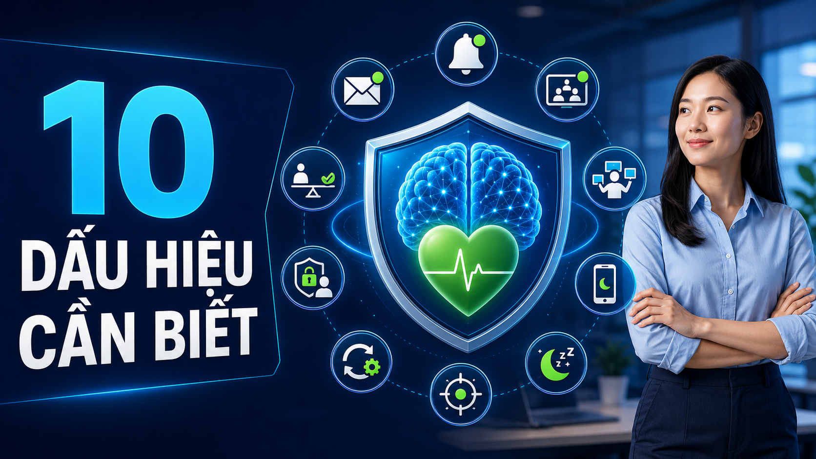 Căng thẳng số tại nơi làm việc với 10 dấu hiệu cần biết