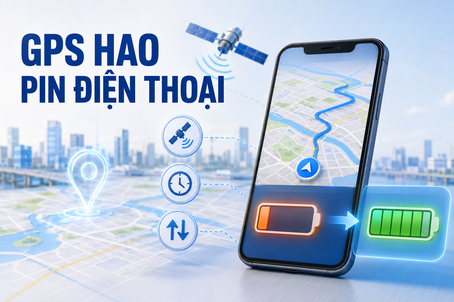 GPS Hao Pin Điện Thoại: 6 Cách Sử Dụng Hiệu Quả Hơn