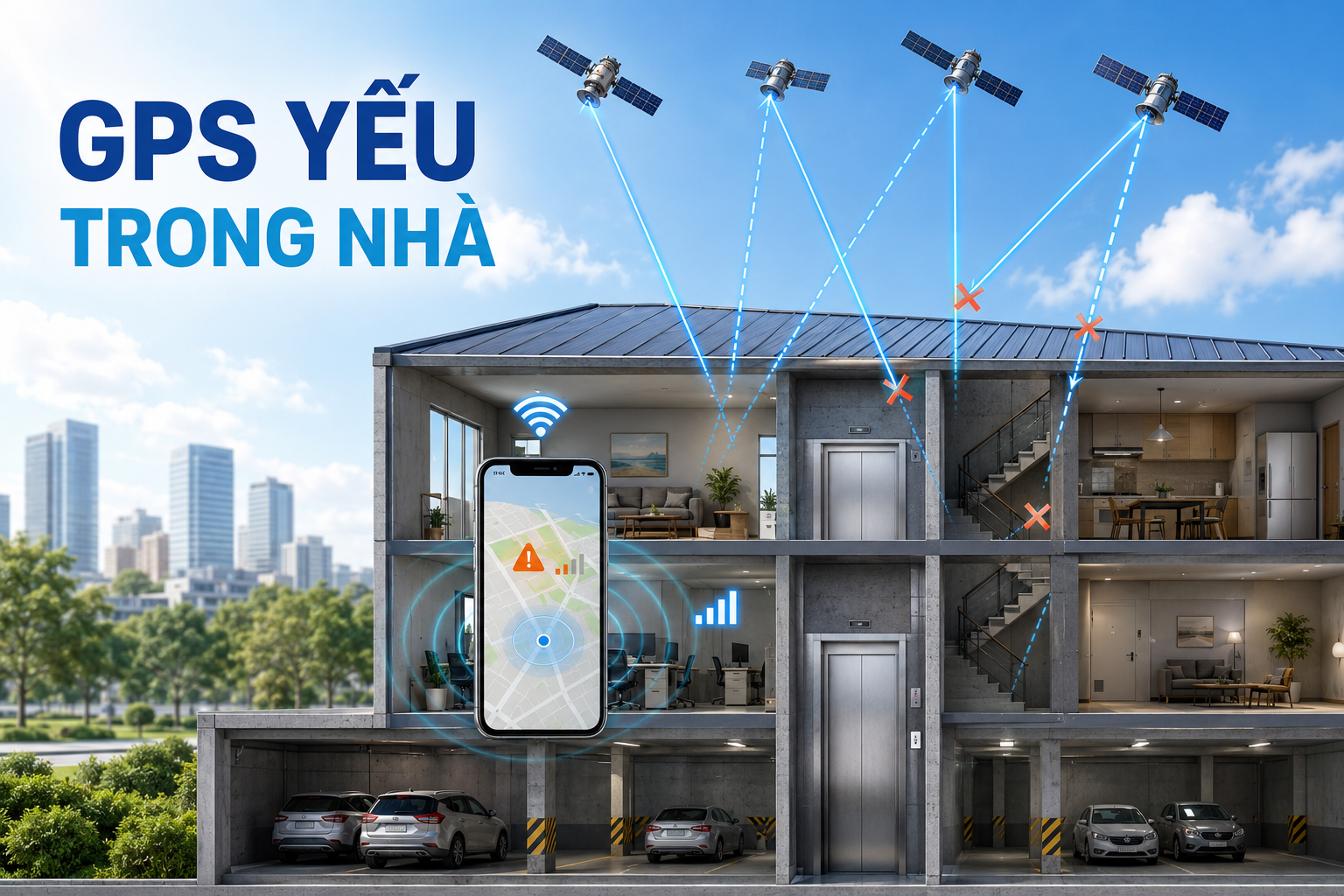 Tín Hiệu GPS Yếu Trong Nhà: 8 Nguyên Nhân Và Cách Cải Thiện