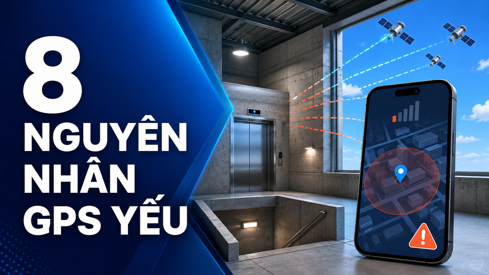 8 nguyên nhân khiến tín hiệu GPS yếu trong nhà