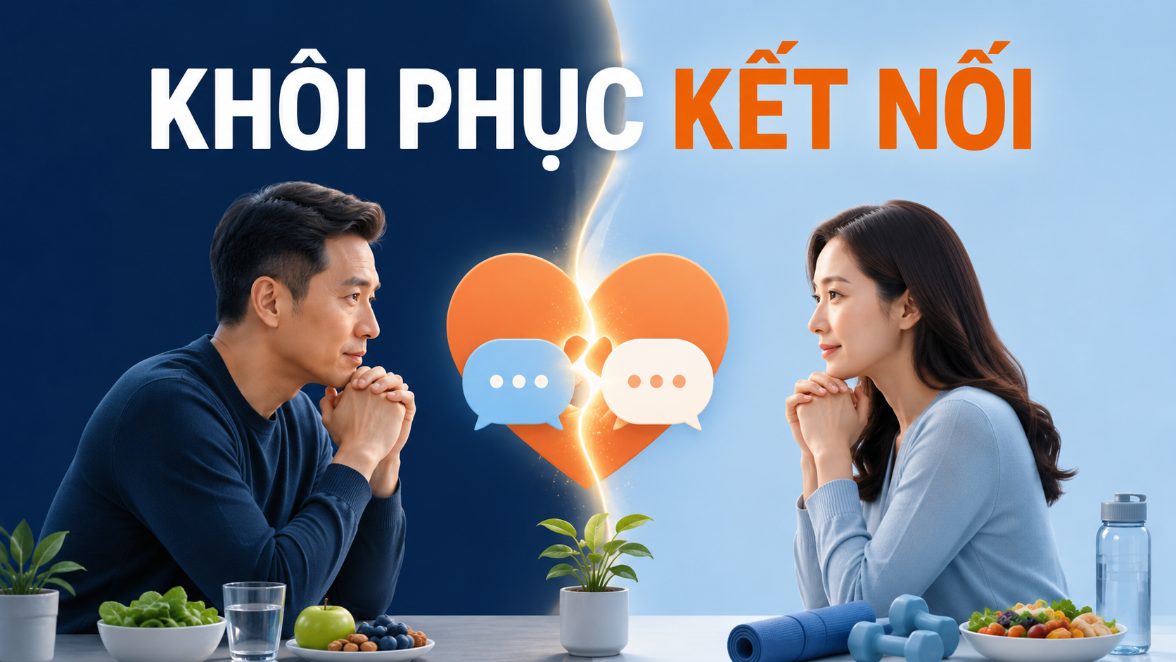 Vợ chồng đối thoại để khôi phục kết nối và sự gần gũi