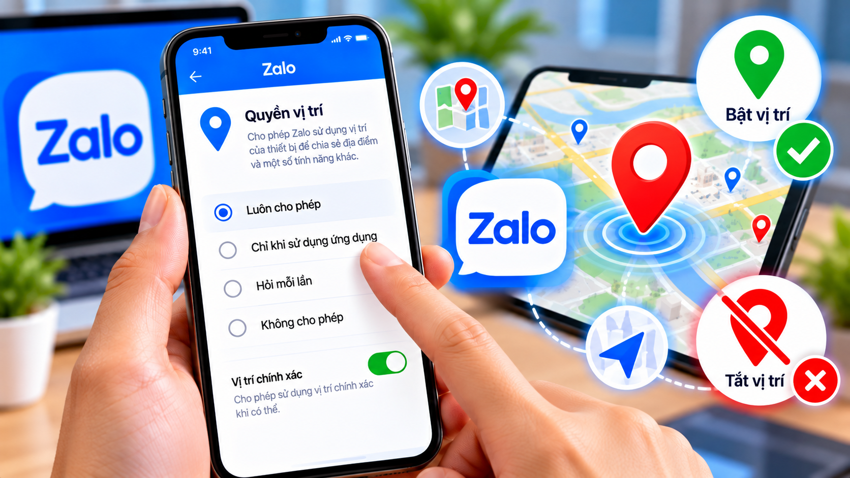 Quyền Vị Trí Zalo Trên Điện Thoại – Cách Bật, Tắt Và Bảo Vệ Riêng Tư 2026