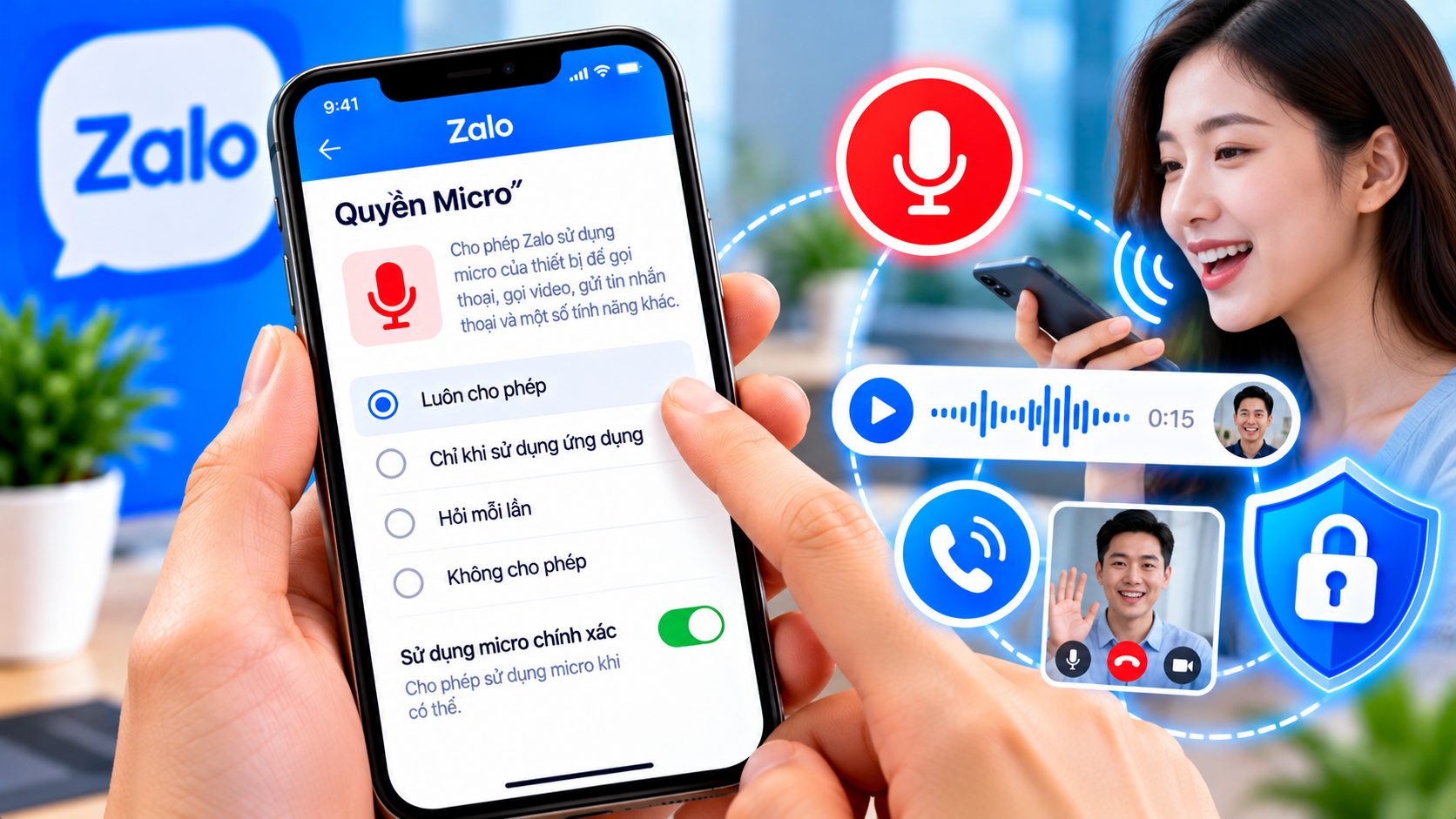 Quyền Micro Zalo Trên Điện Thoại – Cách Bật, Tắt Và Kiểm Tra Quyền Ghi Âm 2026
