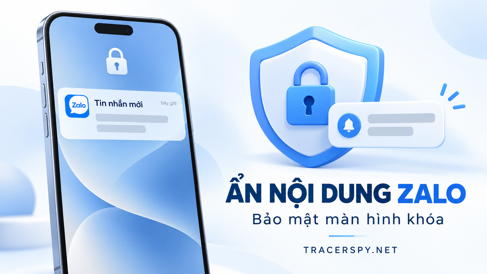 Ẩn nội dung tin nhắn Zalo trên màn hình khóa khi quản lý thiết bị