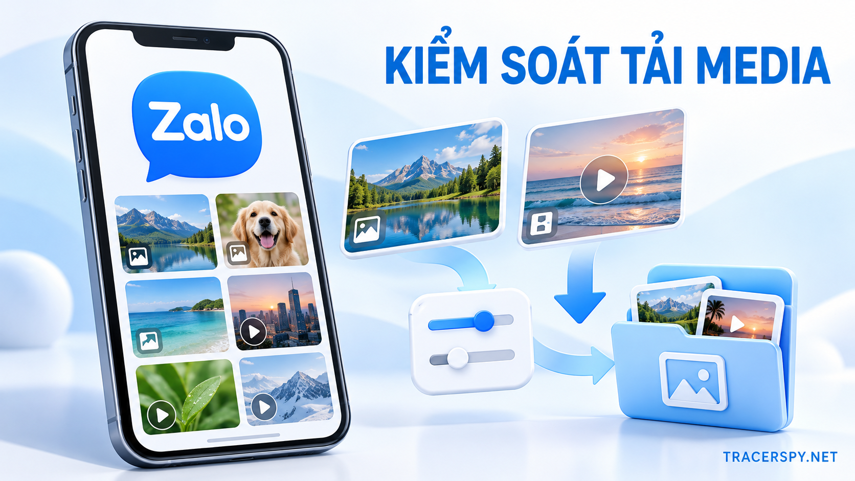 Zalo tự tải ảnh và video