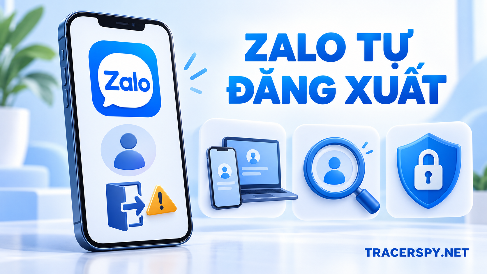 Zalo tự đăng xuất: Kiểm tra tài khoản cùng TracerSpy