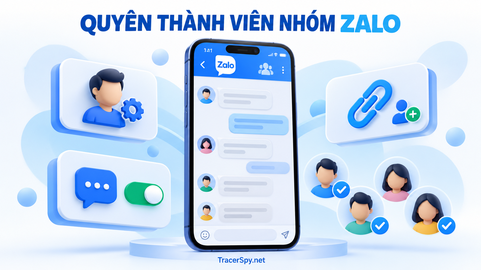 Quyền thành viên nhóm Zalo: Thiết lập để trao đổi đúng mục đích