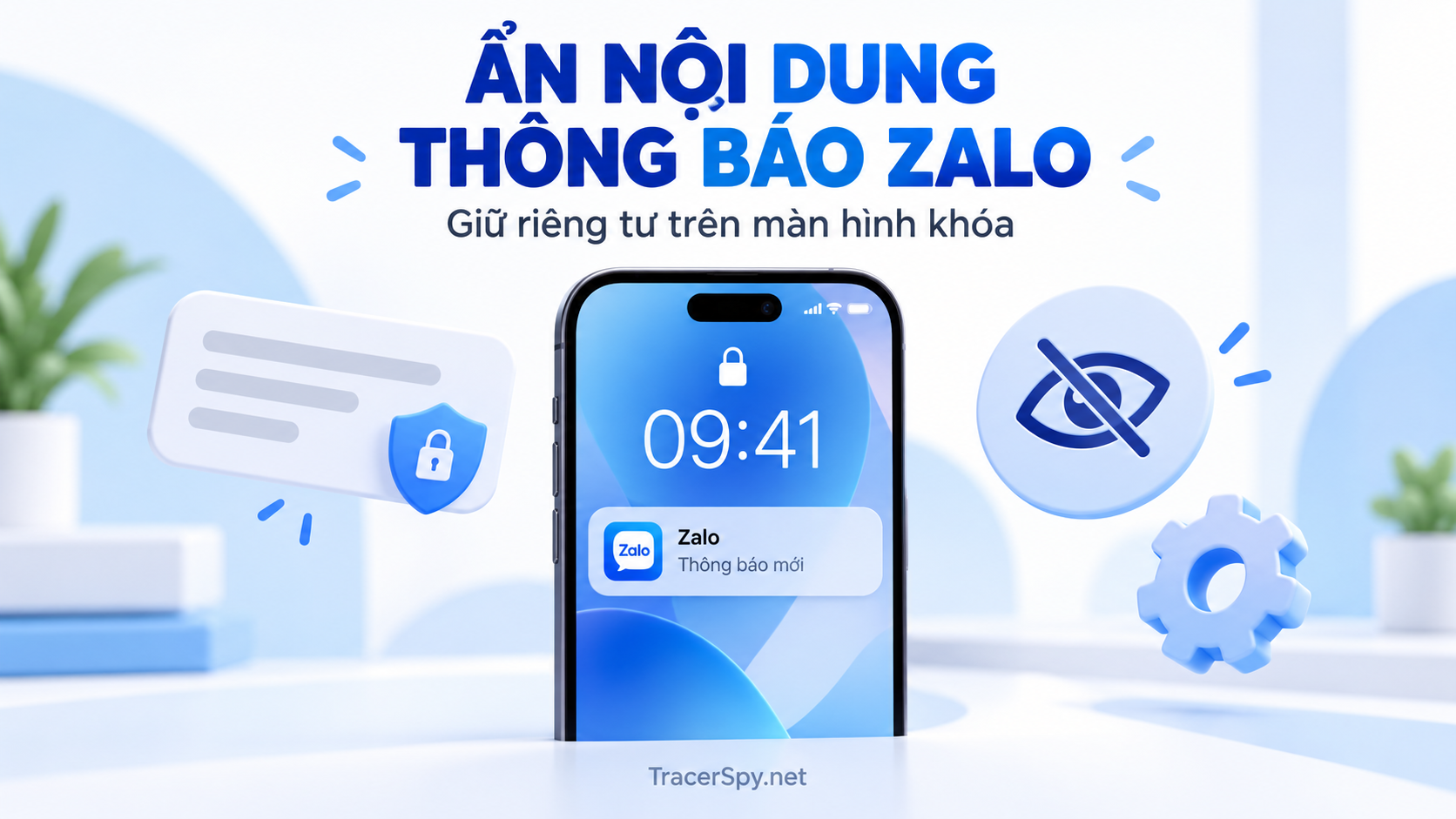 Ẩn nội dung thông báo Zalo: Giữ riêng tư trên màn hình khóa