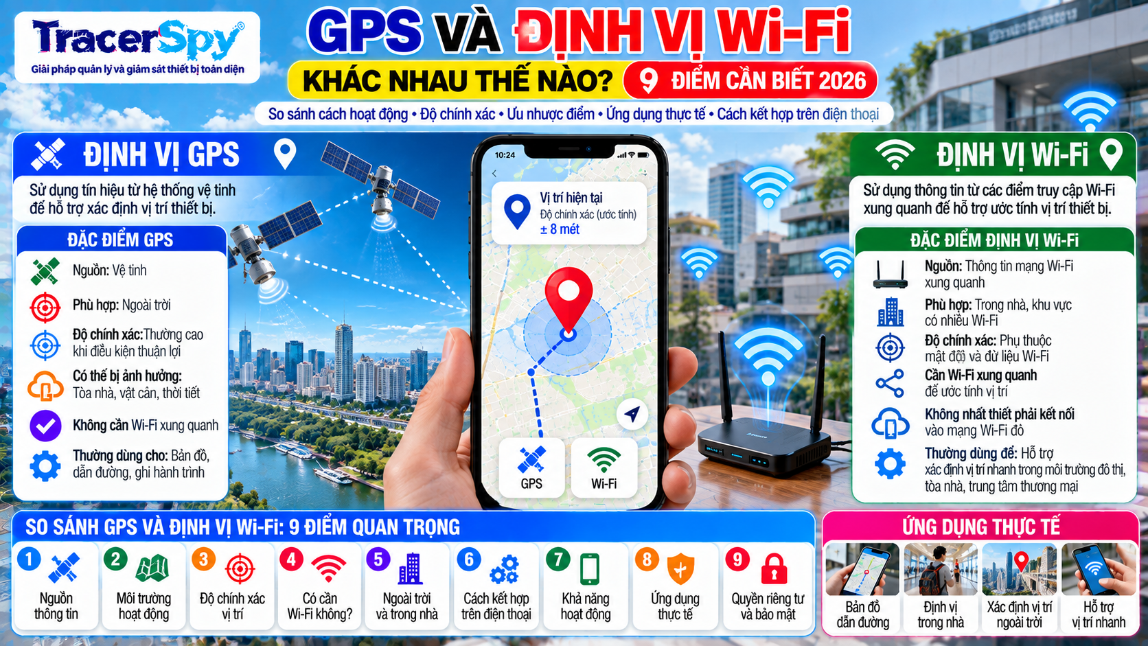 GPS Và Định Vị Wi-Fi Khác Nhau Thế Nào? 9 Điểm Cần Biết 2026